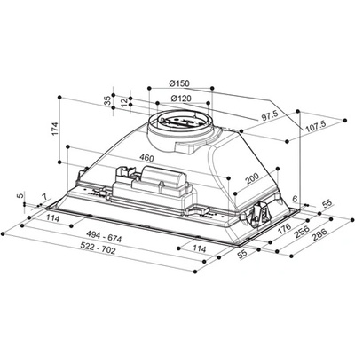 Faber INKA SMART HCS X A70 ИНСТАЛИРУЕМО ЗАХРАНВАНЕ (INKA SMART HCS X A70)