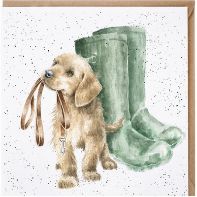 Přání "Hopeful", 15x15 cm - Labrador