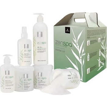 Jessica Комплект за начинаещи Jessica: ZenSpa Revive вулканична пемза ексфолиращ скраб за крака 435 g + ZenSpa Restore алое вера гел за премахване на кожички 251 ml + ZenSpa Intense витамин Е овлажняващ крем за крака 425 g + ZenSpa Awaken успокояващ сол з