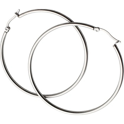 BM Jewellery Náušnice kruhy 9 cm z chirurgické oceli S11135040