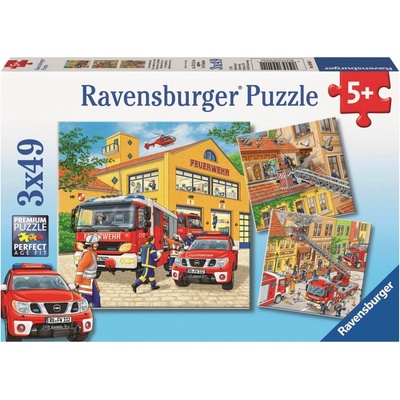Ravensburger Hasiči 3 x 49 dielov