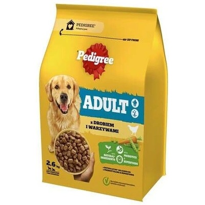 Pedigree Adult s drůbeží a zeleninou Medium & Large 2,6 kg