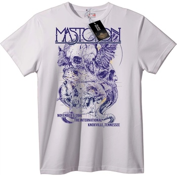 NOONEBRAND Тениска Mastodon Концерт - M, White