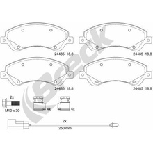 Sada brzdových platničiek kotúčovej brzdy BRECK 24485 00 703 10 24485 00 703 10