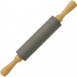Kinghoff Точилка за тесто Kinghoff KH 1628, Силиконова, 39.5 см, Сив/кафяв (9999KH1628)
