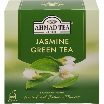Ahmad Tea London zelený čaj ovoněný květy jasmínu porcovaný 100 x 2 g
