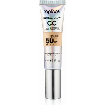 Topface CC krém s SPF50 Natural Glow 01 Cool Beige 30 ml