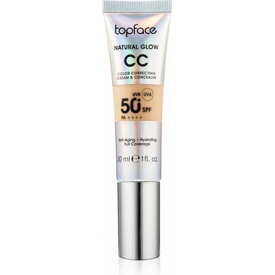 Topface CC krém s SPF50 Natural Glow 01 Cool Beige 30 ml
