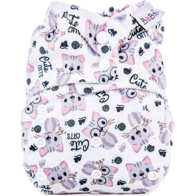 Bobánek Novorodenecká extra jemná AIO plienka PAT Cute cats