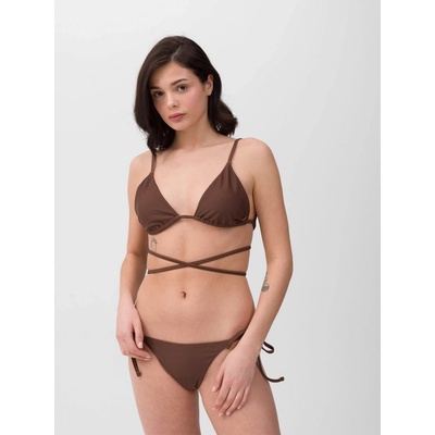 4F bikini Top F041 horný diel plaviek 4FWSS24UBKTF041 brown