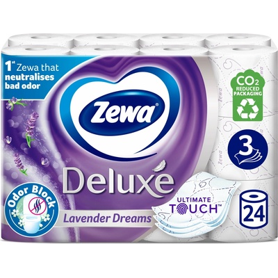 Zewa Deluxe Lavender Dreams 3-vrstvý 24 ks
