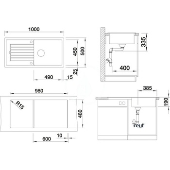 Image 1 of BLANCO ZIA XL 6 S (526024)