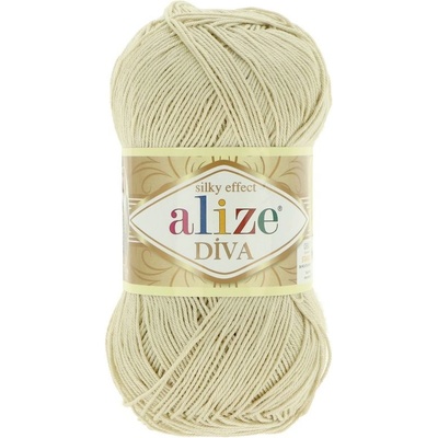 Alize Diva 383 ľanová biela