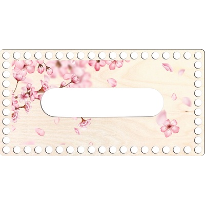 ExpressLaser.cz Dřevěné víko na kapesníky 13 x 25 cm Sakury – Sleviste.cz