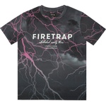Firetrap Детска тениска Firetrap Sub T Shirt Junior Boys - Pink Light