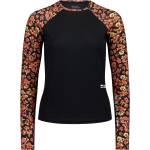 Mons Royale Дамско мериносово термобельо Mons Royale Women's Bella Merino Long Sleeve Merino base layer - Ditzy Camo / Black (115-2717-0413)