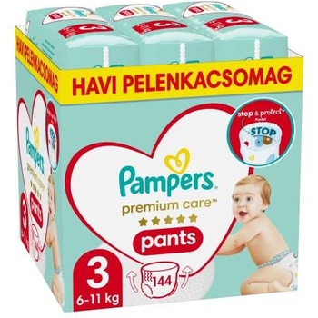 Image 1 of Pampers Памперс Premium Care Панталони за месечни памперси 6-11 кг Midi 3 (144 бр. ) (81772331)