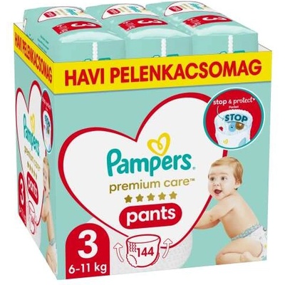 Pampers Памперс Premium Care Панталони за месечни памперси 6-11 кг Midi 3 (144 бр. ) (81772331)