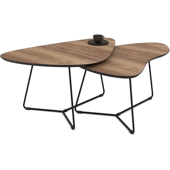 Холна маса Tussey орех и черно