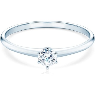 Savicki prsteň The Journey biele zlato diamant TJ R7 D B