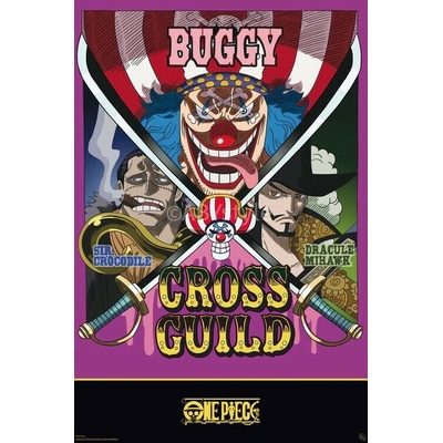 Plagát, Obraz - One Piece - Cross Guild, 61 × 91.5 cm