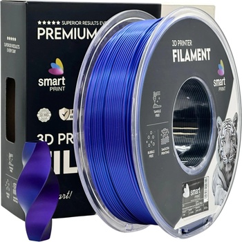 Smart Print FG-S117-E1, 3D филамент, PLA Silk, Tri Color, Blue, Purple, Black, 1kg, 1, 75mm (FG-S117-E1)