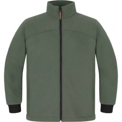 pánské nadměrné mikiny na zip khaki