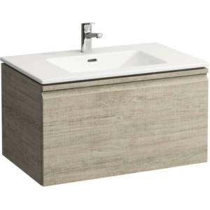 Laufen Pro S - Шкафче с умивалник, 80x50 см, 1 чекмедже, светъл дъб H8609634791041 (H8609634791041)