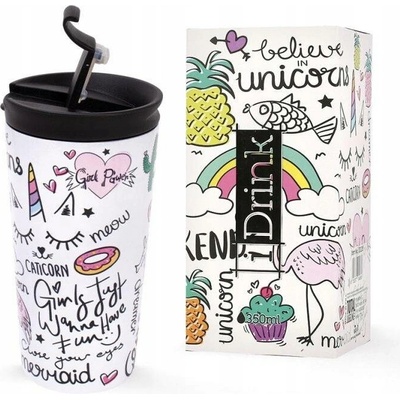 Thermos Termohrnek Unicorn dvoustěnný 350 ml ocel nerez