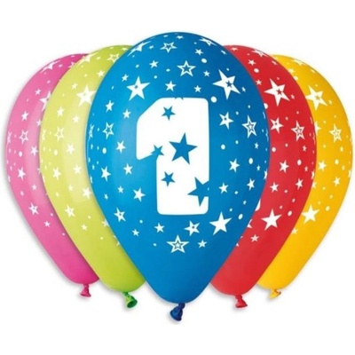 SMART Balónky potisk čísla 1 v bal. 30 cm