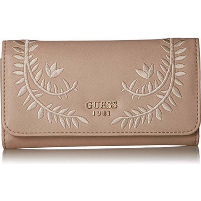 Guess Dámská Nessa Embroidered Slim písková