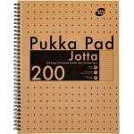 Pukka Pad Kraft Jotta Recycle А4 200 страници тетрадка с подредена спирала A15548081 (A15548081)