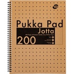 Pukka Pad Kraft Jotta Recycle А4 200 страници тетрадка с подредена спирала A15548081 (A15548081)