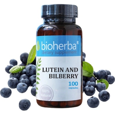 Bioherba Lutein and Bilberry [100 капсули]