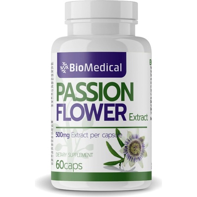 Bio Medical Passion Flower Extract Extrakt z květů Mučenky pletní 90 kapsúl