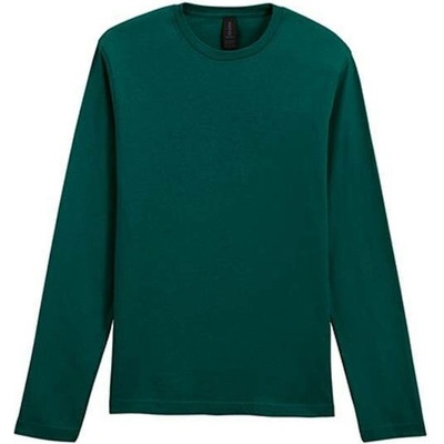 Gildan Unisex triko s dlouhým rukávem G64400 Fan Marine Green