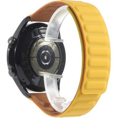 ESES - Silikonový magnetický řemínek žlutý 22mm 1530002213