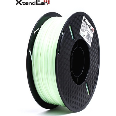 XtendLAN PLA svítící zelený 1,75mm, 1kg 3DF-LPLA1.75-GR