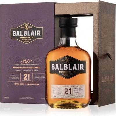 Balblair 21y 46% 0,7 l (karton)