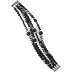 Dannyra Изящна гривна в нюансите на сиво-черната гама Dannyra Jewels