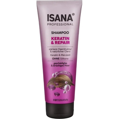 ISANA Professional Šampon Keratin & Repair 250 ml