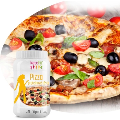 KetoFit Pizza proteinové těsto 400 g