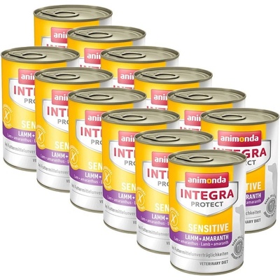 Animonda Integra Protect Dog Adult Sensitive jehněčí s amarantem 12 x 400 g