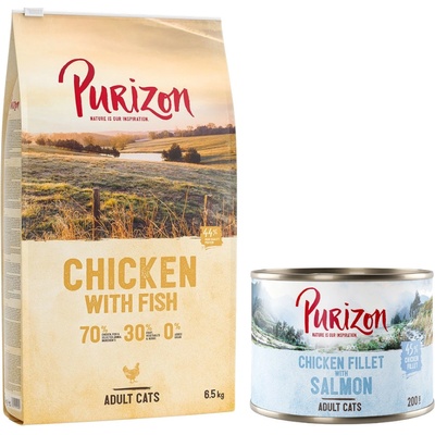 Purizon Adult kuracie & ryby bez obilnín 6,5 kg