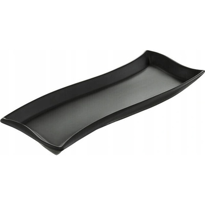 Servírovací tác Ambition Salsa 12x35 cm černý