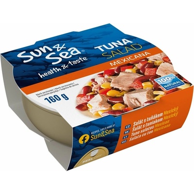 Sun & Sea Šalát s tuniakom v štýle Mexicana 160 g