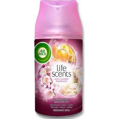 Air Wick Freshmaticic naplň vůně růžové květy středomoří 250 ml