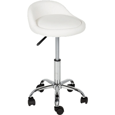 Carmen Табуретка с колелца КАРМЕН 3067 - бял