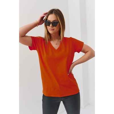 FASARDI Дамска тениска в оранжев цвят 0555fa-0555_orange - Оранжев, размер uniw