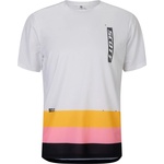 Scott Мъжка фланелка с къс ръкав за колоездене Scott Tee Tuned Sl S/S Cycling jersey - White (056-4079-0111)